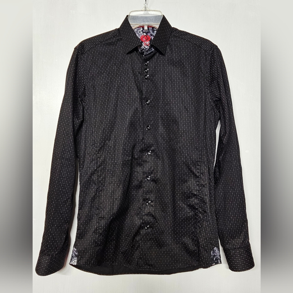 Au Noir designer long sleeved button down size 2 = mens small